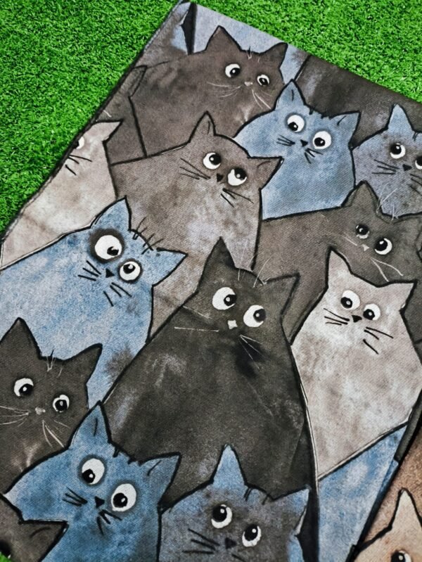 Echarpe "Gatos com olhos grandes" - Image 3