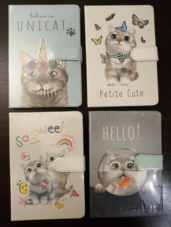 Caderno com Gatos A5