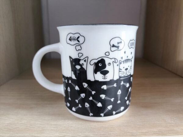Caneca "Cão e Gato Famintos" - Image 3