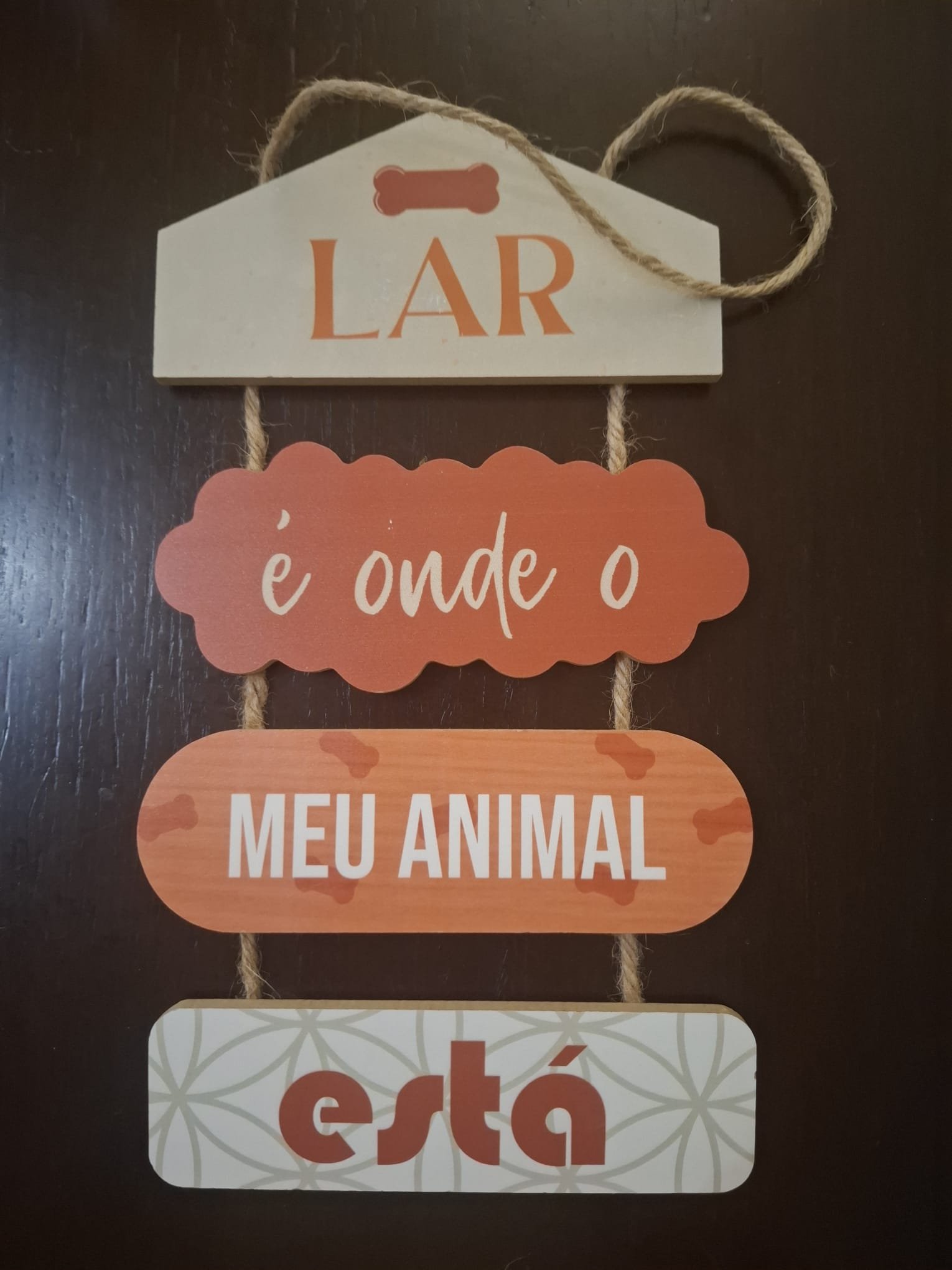 Placa Decorativa "Lar"