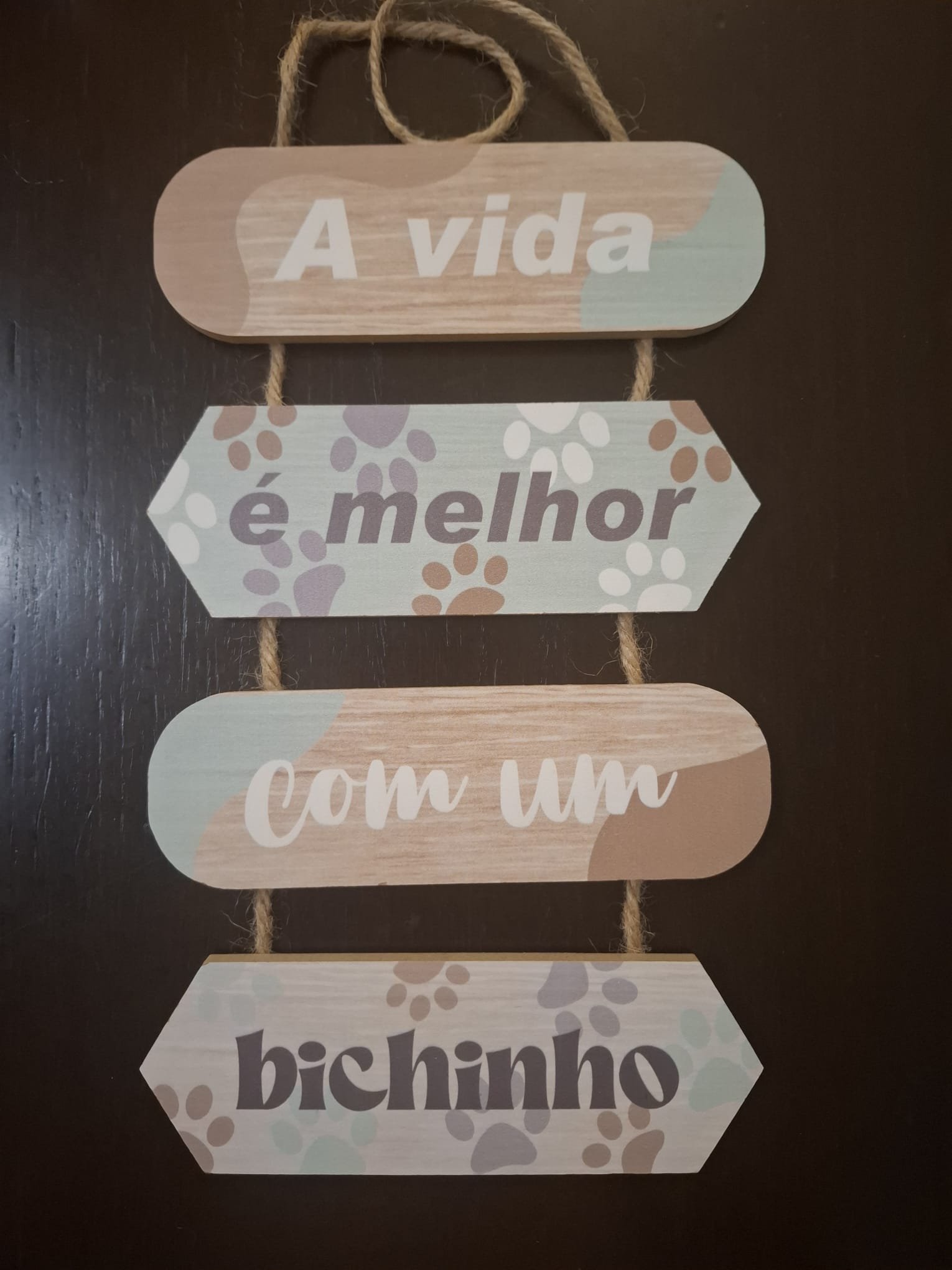 Placa Decorativa "Bichinho"
