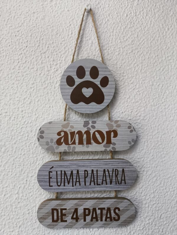 Placa Decorativa "Amor"