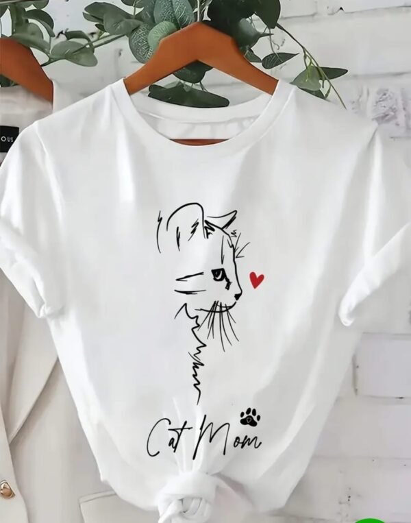 T-shirt "Cat Mom"