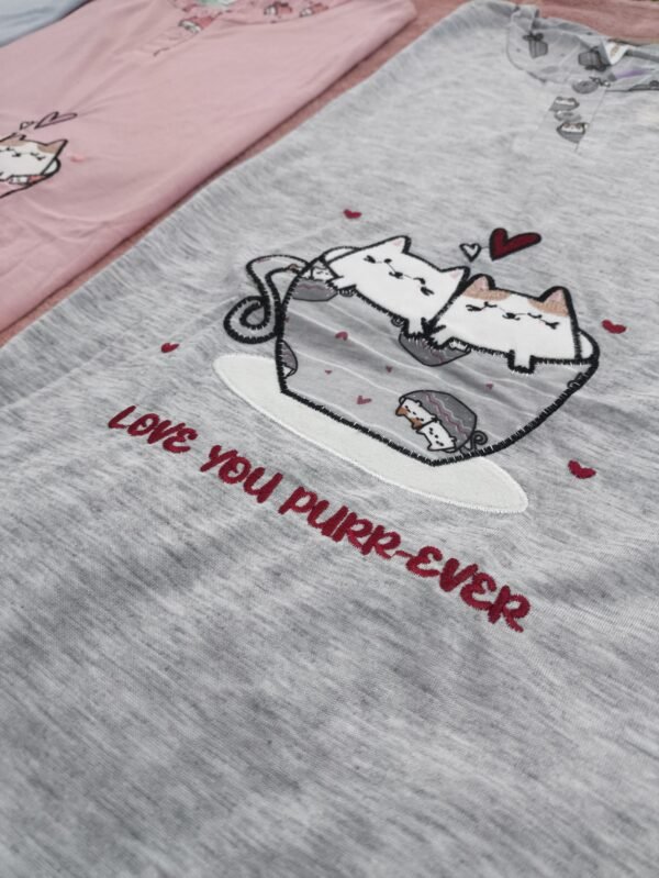 Pijama "Chávena de Gatos" (S-XXL) - Image 3