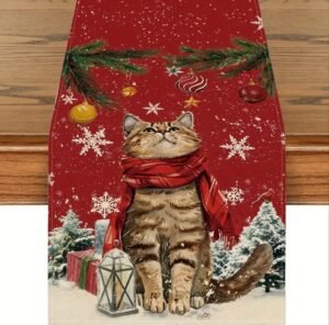 Toalha de Mesa de Natal (182 cm)