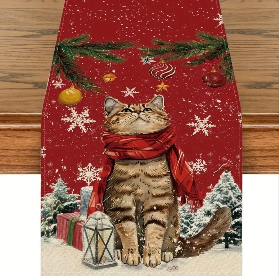 Toalha de Mesa de Natal (182 cm)