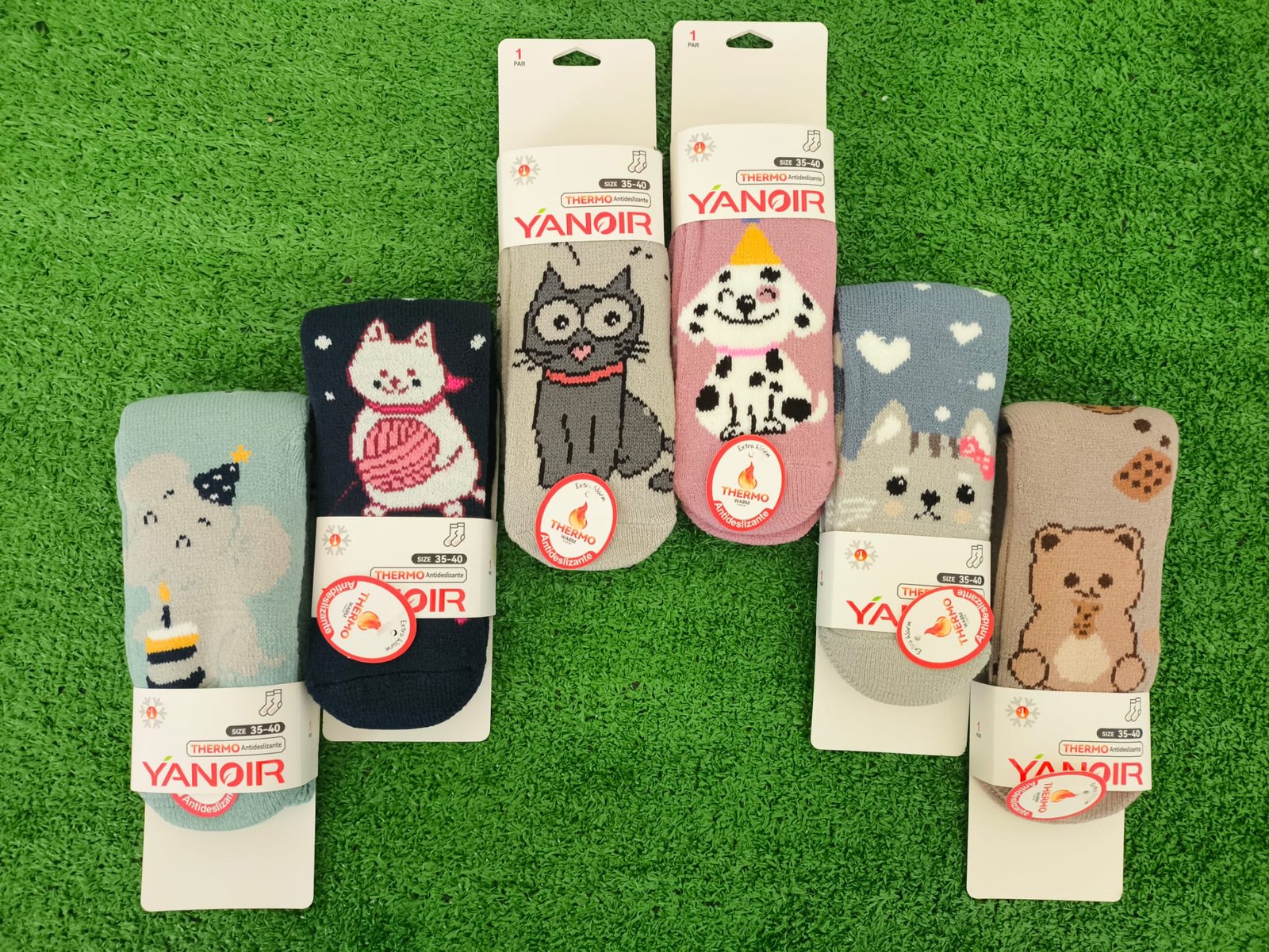 Meias Térmicas Coloridas (35-40 EUR)