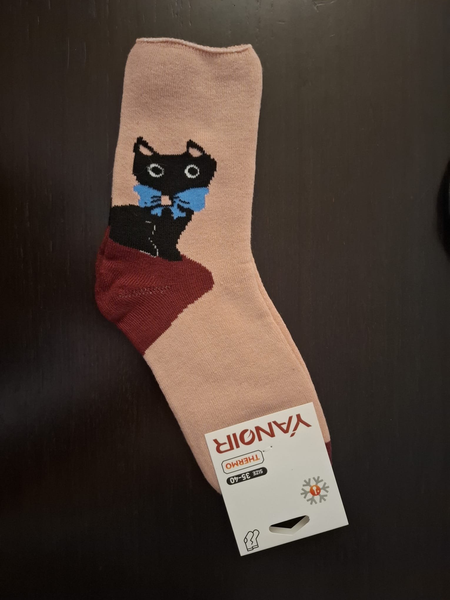 Meias Térmicas sem Elástico "Gatos no Penhasco" (35-40 EUR) - Image 3