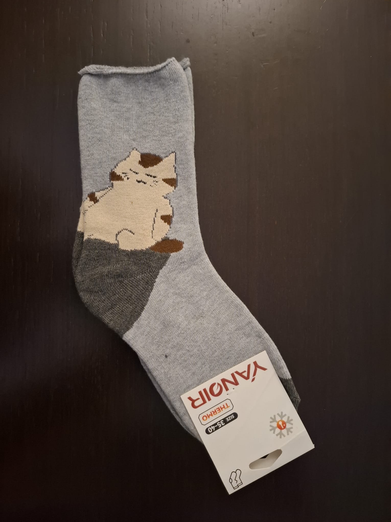 Meias Térmicas sem Elástico "Gatos no Penhasco" (35-40 EUR) - Image 4