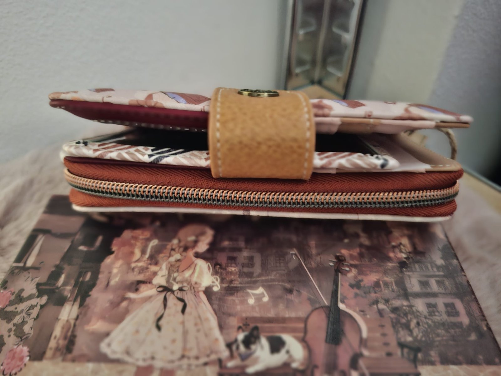 Porta-Moedas Retangular “A Menina com o seu Bulldog II" - Image 3