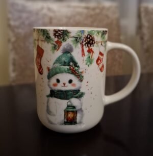 Caneca do Gatinho com Gorro de Natal (530 mL)