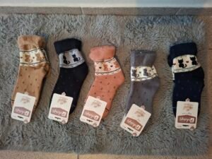 Meias Térmicas com Gatos e Corações (35-40 EUR)