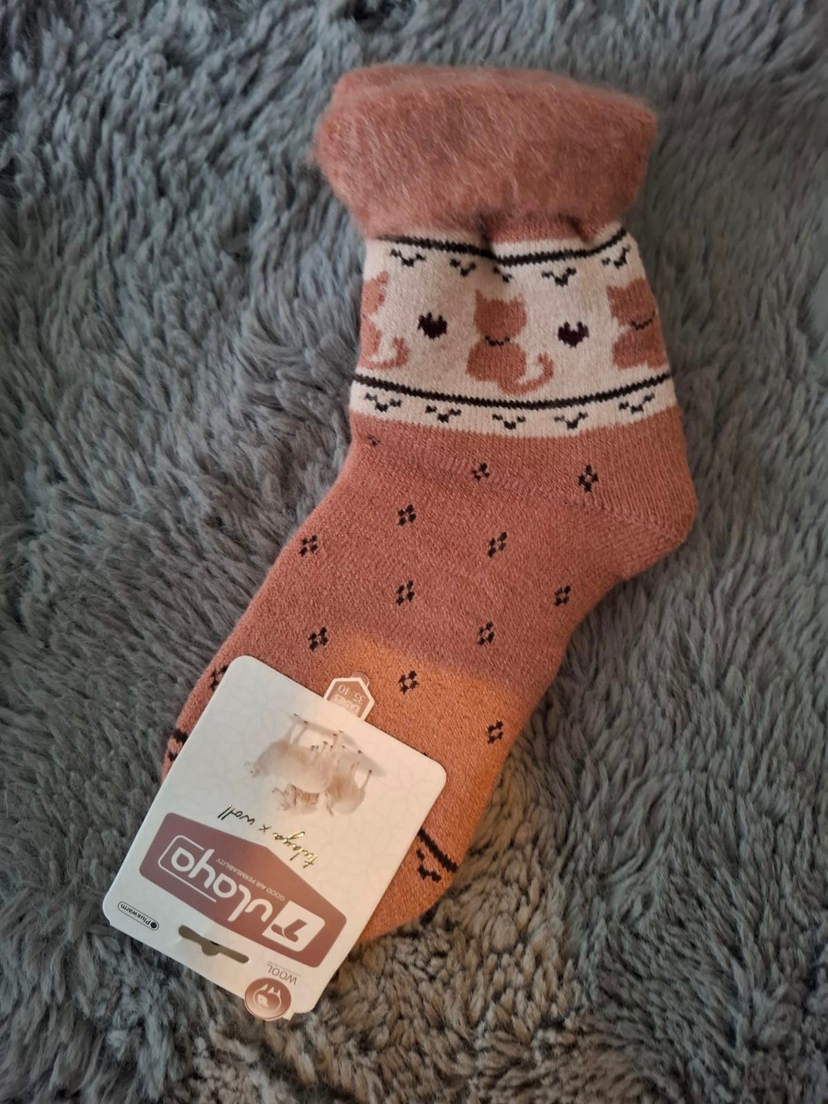 Meias Térmicas com Gatos e Corações (35-40 EUR) - Image 2