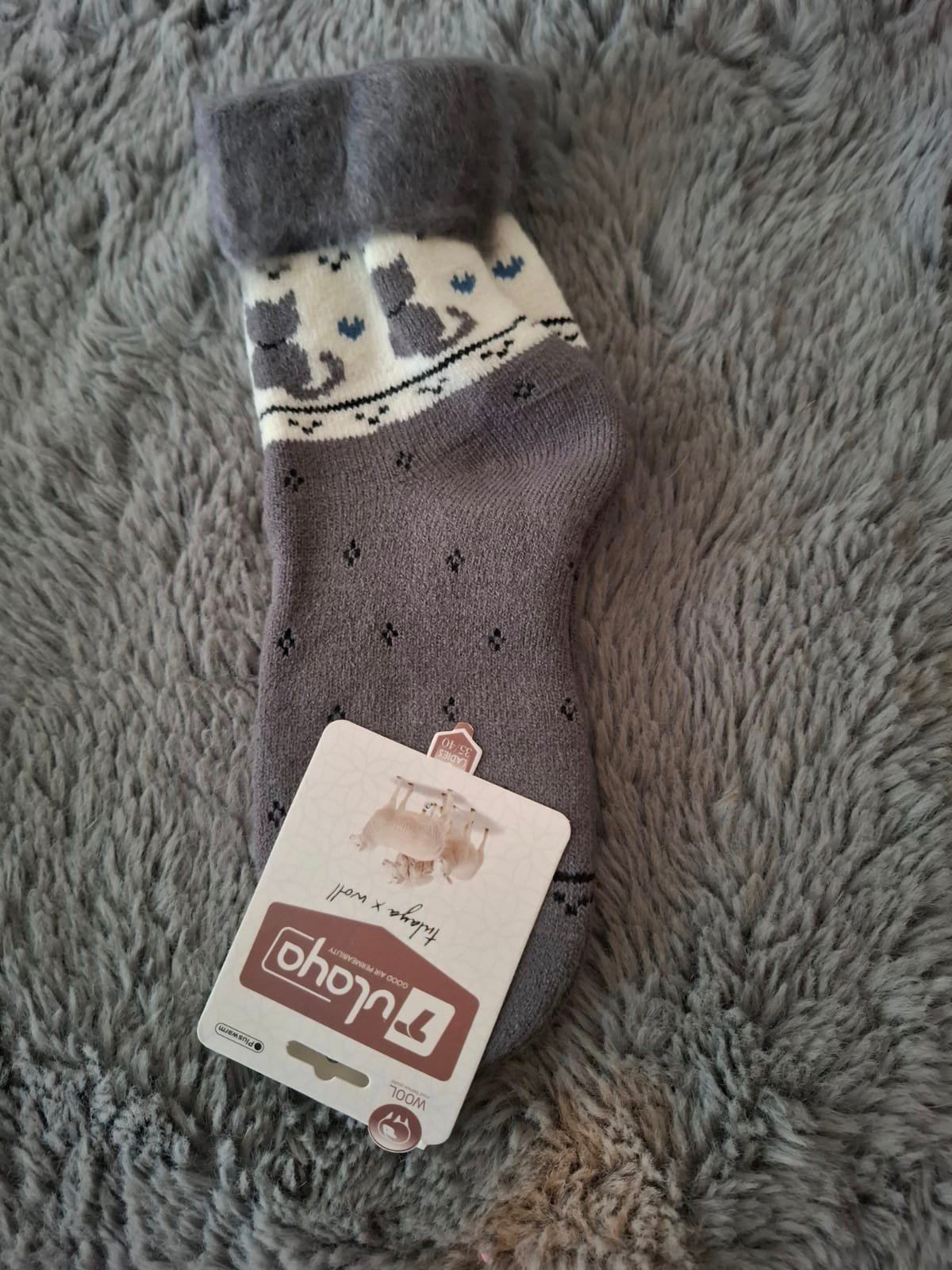 Meias Térmicas com Gatos e Corações (35-40 EUR) - Image 6