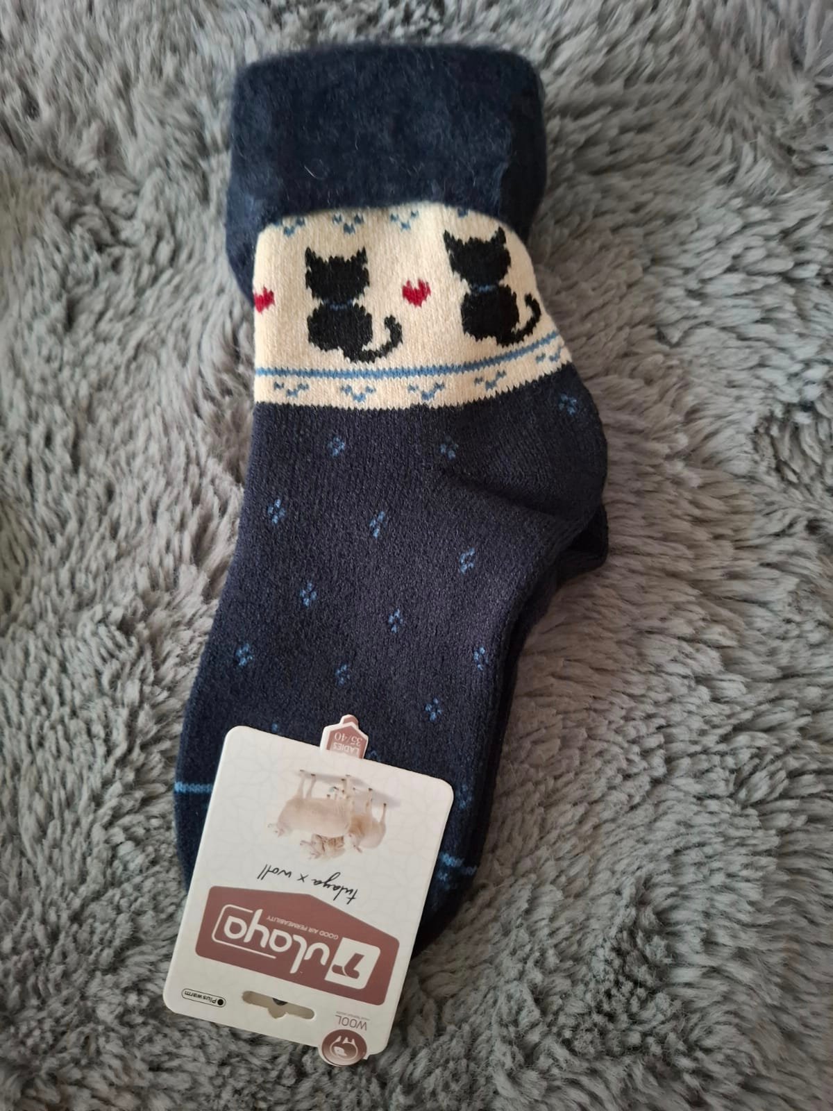 Meias Térmicas com Gatos e Corações (35-40 EUR) - Image 5