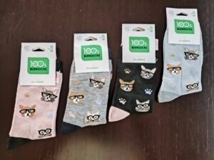Meias com Gatos com Óculos (35-40 EUR)