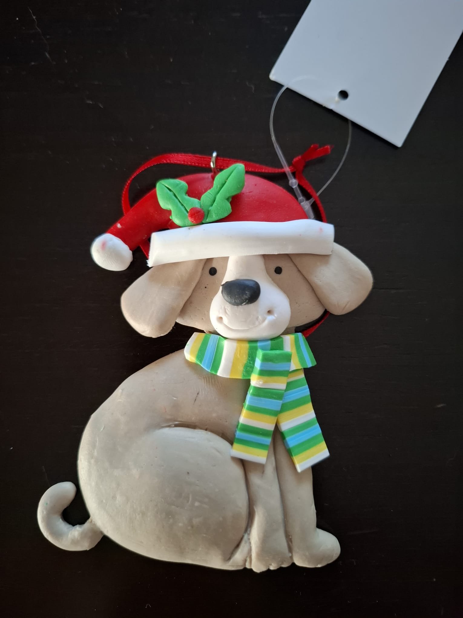 Cãozinho Decorativo para Árvore de Natal