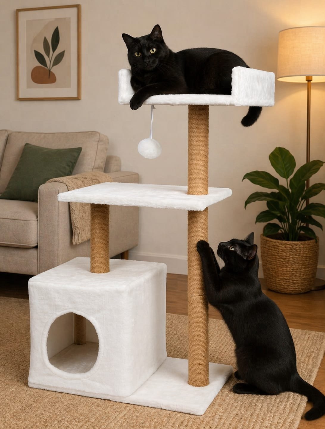 Arranhador Médio para Gatos III (90 cm)